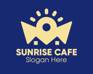 Sunrise House Roofing logo design