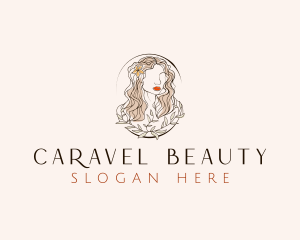 Floral Beauty Cosmetics logo design