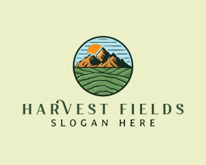 Mountain Field Farm logo design