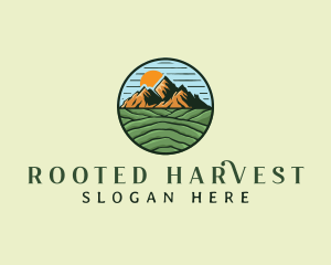 Mountain Field Farm logo design