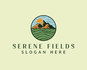 Mountain Field Farm logo design