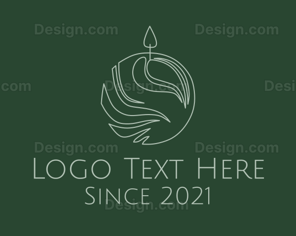 Candle Wax Ball Logo