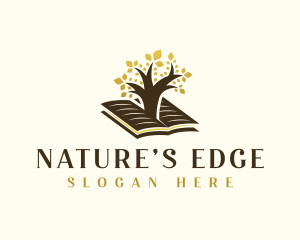 Tree Book Knowledge logo design