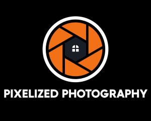 Home Camera Shutter logo design