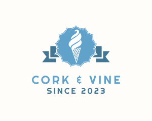 Dairy Ice Cream Snack logo design