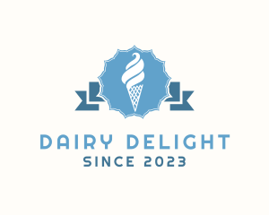 Dairy Ice Cream Snack logo design