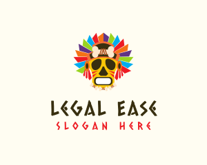 Colorful Festival Mask logo