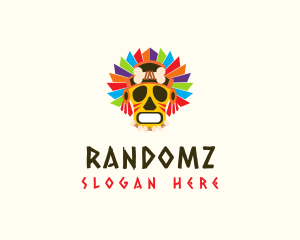 Colorful Festival Mask logo
