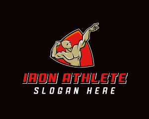 Gym Body Builder logo design