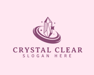 Shining Crystal Jewelry logo design