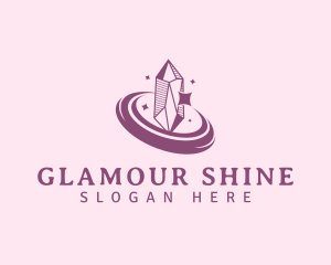 Shining Crystal Jewelry logo design