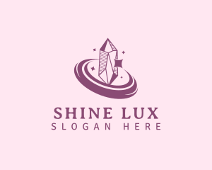 Shining Crystal Jewelry logo design