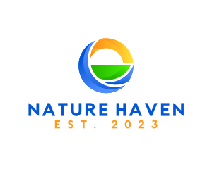 Tourist Nature Landscape  logo design