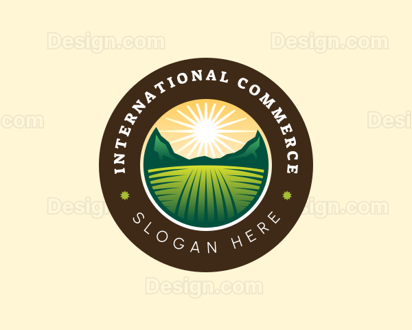 Agriculture Farm Field Logo