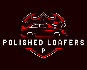 Detailing Car Garage logo design