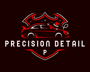 Detailing Car Garage logo design