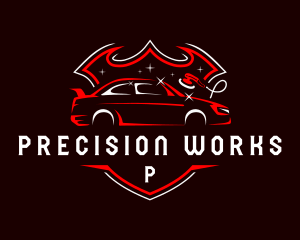 Detailing Car Garage logo design