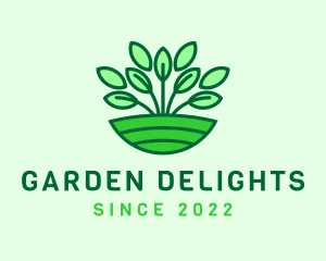 Natural Plant Gardening  logo design