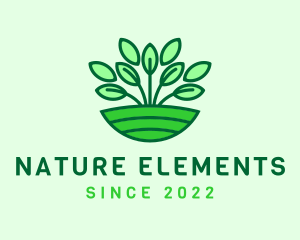 Natural Plant Gardening  logo design