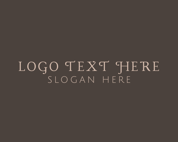 Wordmark logo example 4