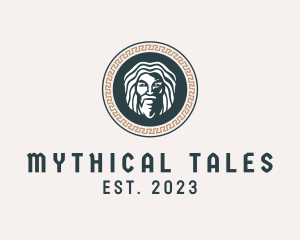 Mythology God Medallion logo