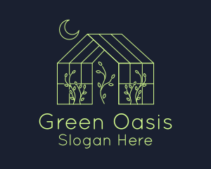 Greenhouse Garden Outline  logo