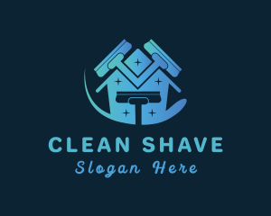 Clean Home Vacuum logo design