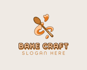 Baker Wooden Spoon Patisserie logo design