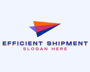 Plane Delivery Shipment  logo design