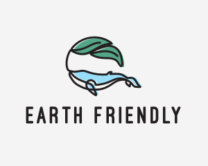 Eco Friendly Whale  logo