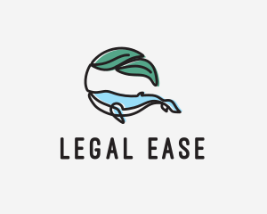 Eco Friendly Whale  logo