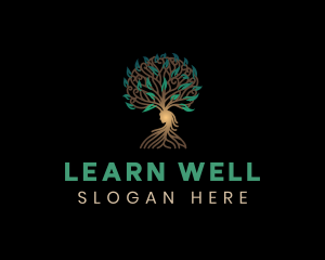 Wellness Tree Woman logo design