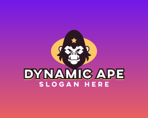 Gorilla Ape Gamer Clan logo design