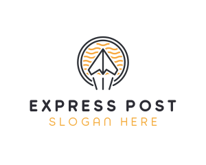 Plane Travel Logistics logo design