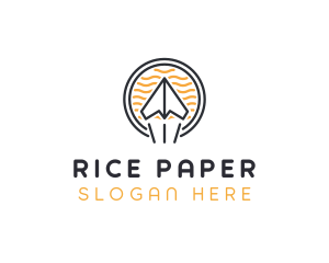 Plane Travel Logistics logo design