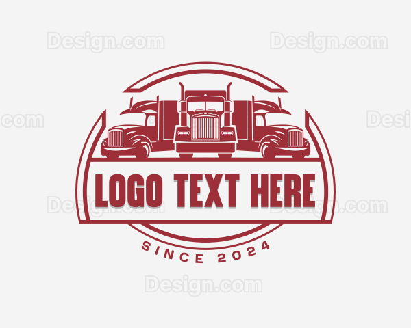 Freight Trucking Vehicle Logo