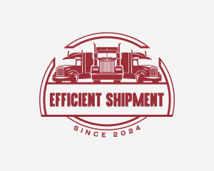 Freight Trucking Vehicle logo design