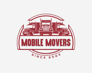 Freight Trucking Vehicle logo design