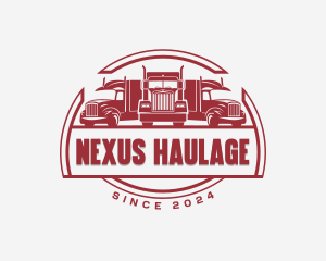 Freight Trucking Vehicle logo design