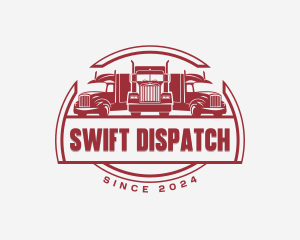 Freight Trucking Vehicle logo design