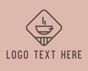 Minimalist Coffee Cafe logo design
