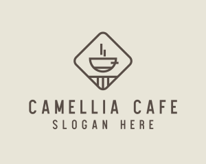 Minimalist Coffee Cafe logo design