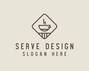 Minimalist Coffee Cafe logo design