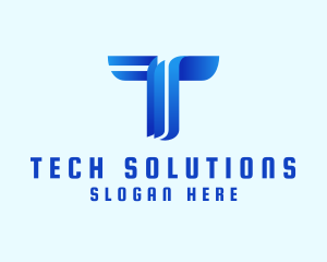 Tech Telecommunication App logo design