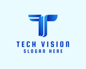 Tech Telecommunication App logo design