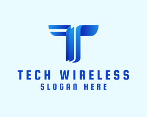 Tech Telecommunication App logo design