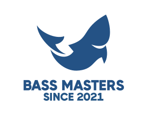 Abstract Blue Fish logo