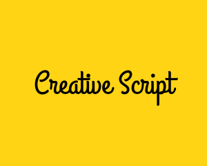 Simple Handwritten Script logo design