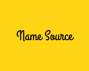 Simple Handwritten Script logo