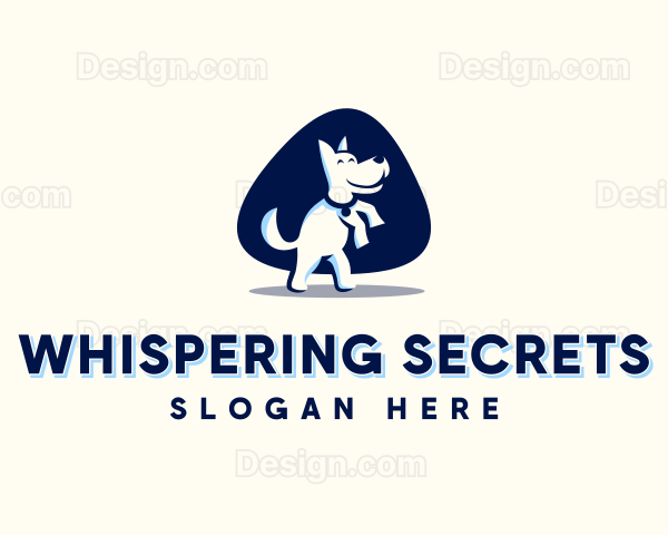 Veterinary Dog Pet Care Logo